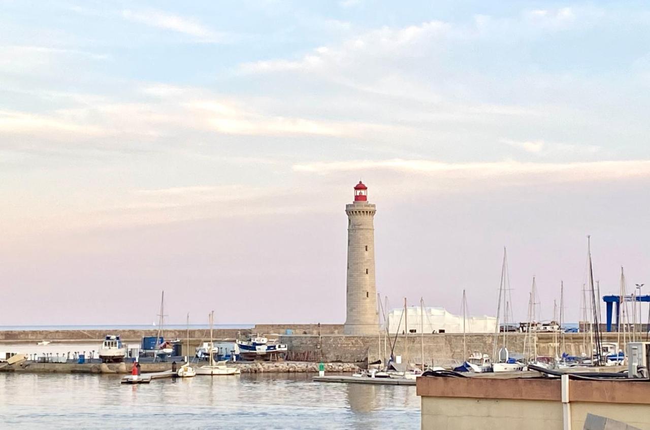 Escale Paisible A Sete, Belle Terrasse Vue Sur Mer Bagian luar foto